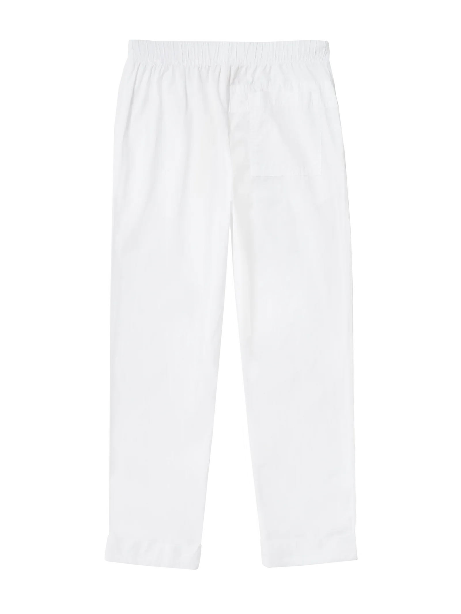 YARROW CRISP POPLIN PANT (WHITE) - WYETH