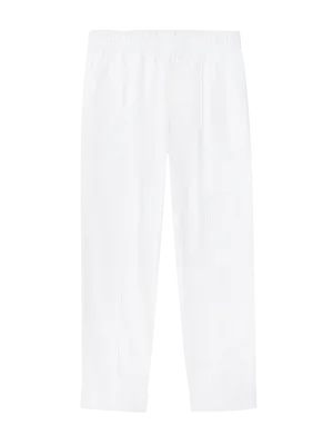 YARROW CRISP POPLIN PANT (WHITE) - WYETH